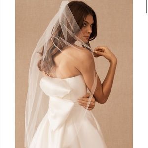 BHLDN Anthropologie Rochefort Fingertip Veil